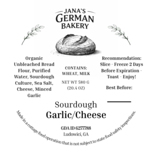 Sourdough Garlic/Cheese